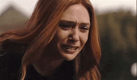 wanda crying|Wanda Maximoff Girl Crying GIF .